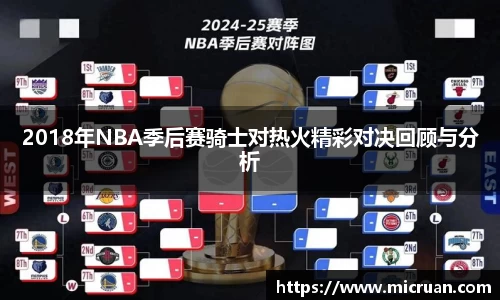 2018年NBA季后赛骑士对热火精彩对决回顾与分析